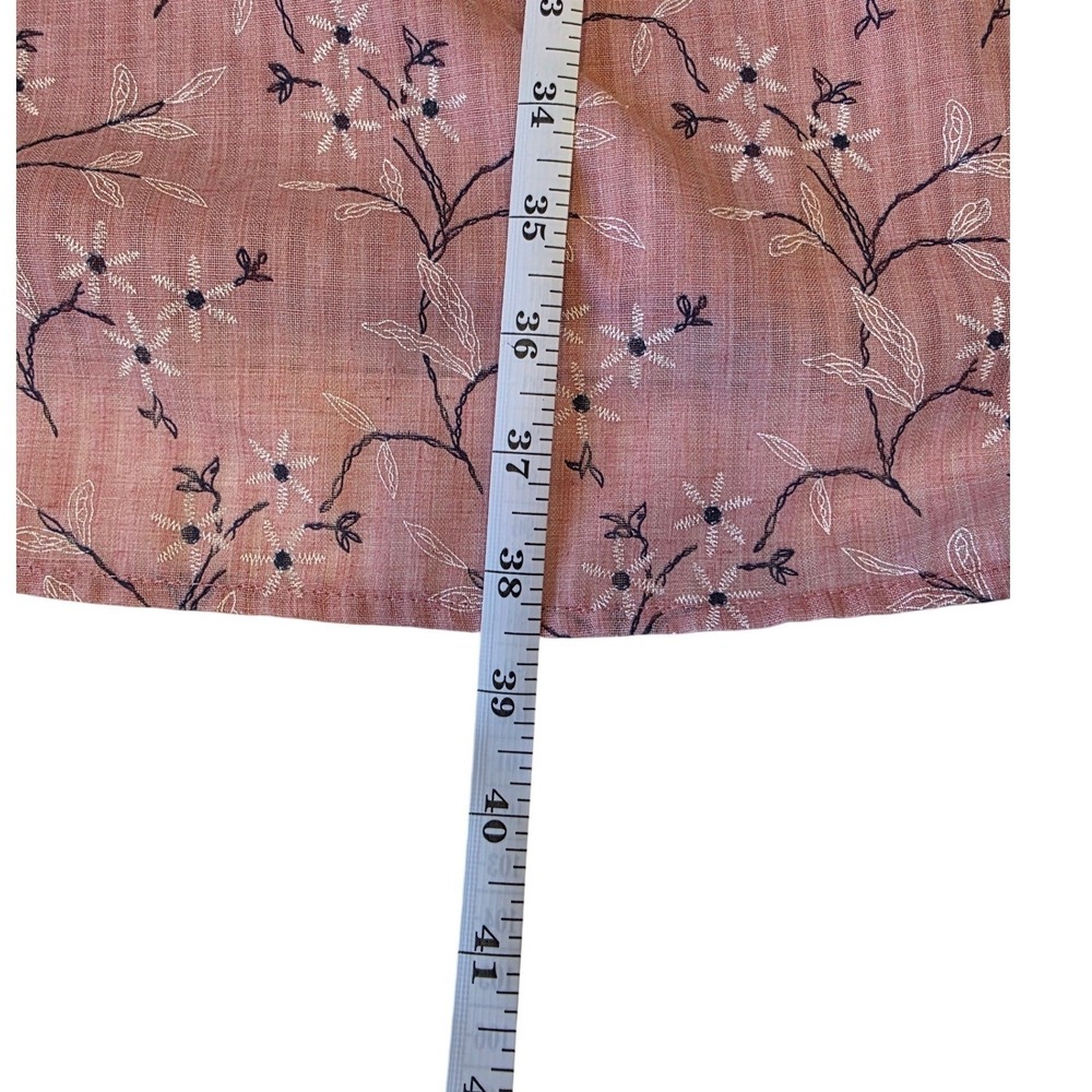 Hidden Alley Pink Floral Ruffle Sleeve Babydoll Dress L Cottagecore - Picture 8 of 8